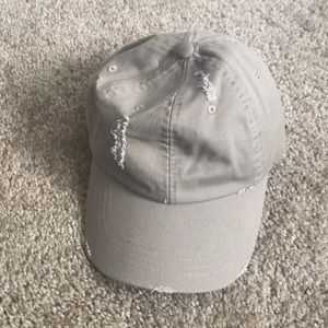Distressed baseball cap